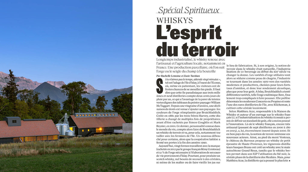 Le Nouvel Obs "Les whiskys renouent avec l’esprit terroir"