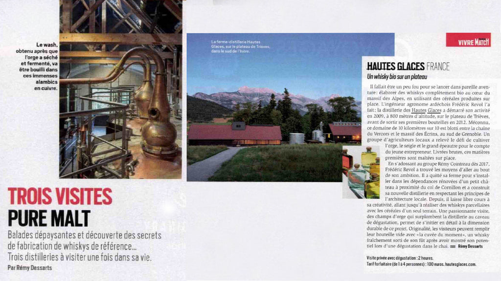 Paris Match "Trois Visites pure malt aux pays du whisky"